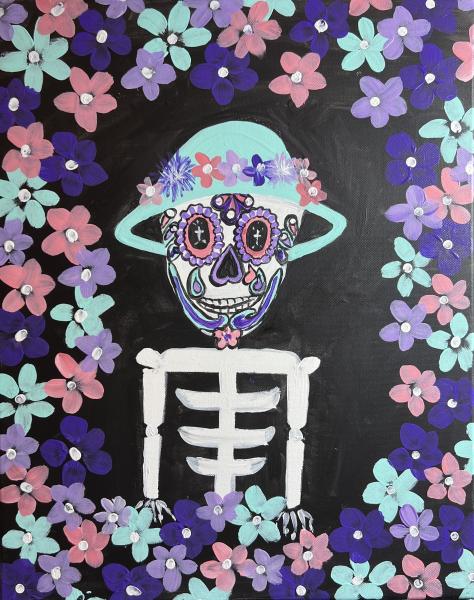 Image for event: Paint and Sip -- Day of the Dead