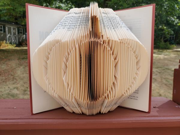 Image for event: Book Folding -- Pumpkin