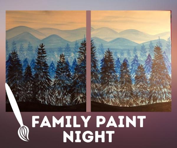 Image for event: Family Paint Night