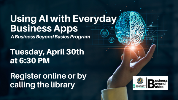 Image for event: Using Artificial Intelligence (AI) w/ Everyday Business Apps