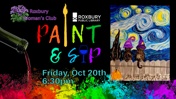 Image for event: Paint and Sip -- Spooky Starry Night